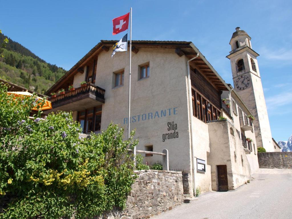 Hotel Stüa Granda Soglio Exterior foto